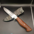 Handcrafted Veld Knife – 5160 Steel with Ivory Paper Micarta Handle
